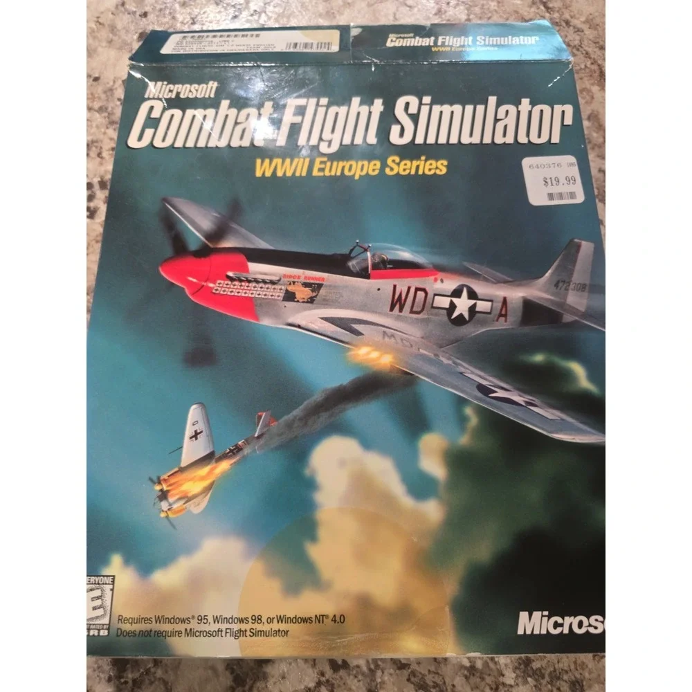 Microsoft Combat Flight Simulator: WWII Europe Series - European... PC Game1998